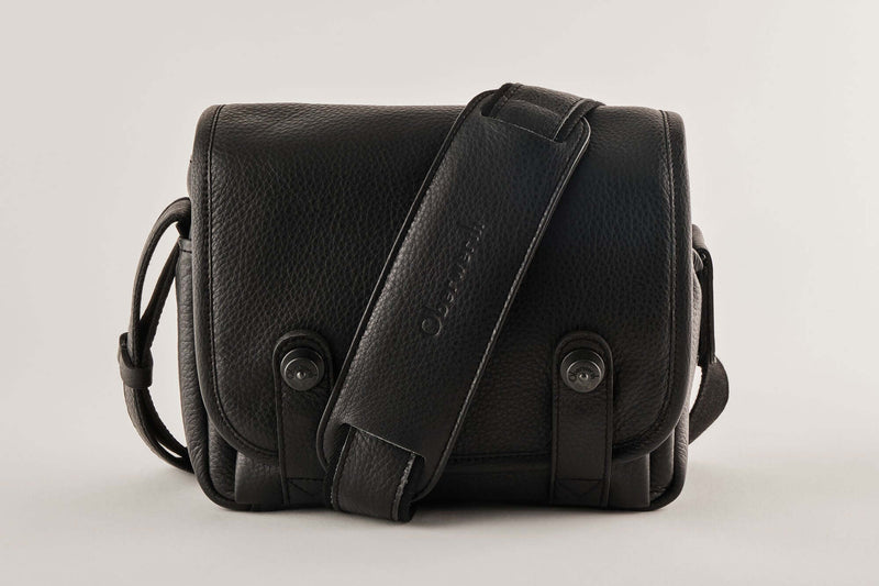 Louis Satchel bag - Black - Messenger, Laptop bag, Crossbody bag - Made in  France