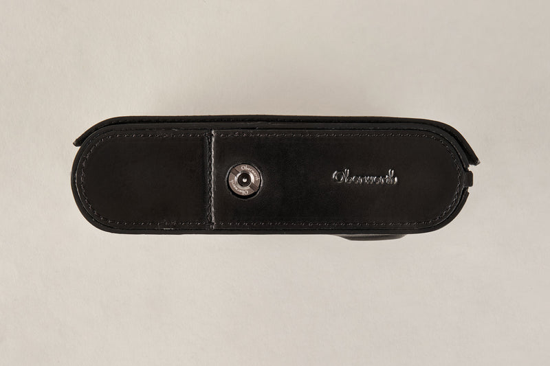 Leica M11 Half Case (open version) Ostrich Leather